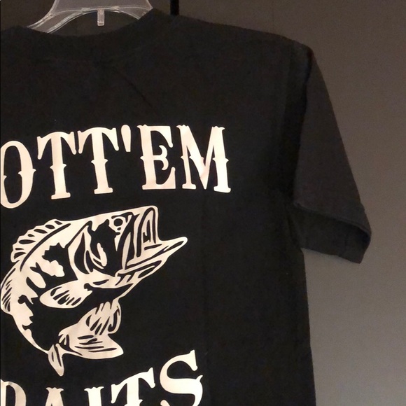 🍀 4 for $15! Gott’em Baits black shirt size small - Picture 7 of 13